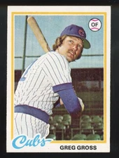 1978 Topps #397 Greg Gross NM or Better