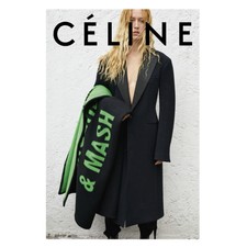 Celine Black Tuxedo Coat With Satin Lapel Size 36 By Phoebe Philo