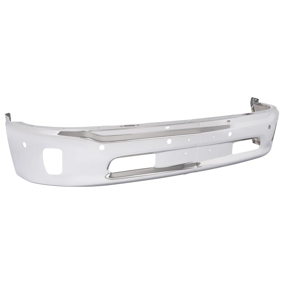 NUEVA barra frontal de parachoques de acero cromado para RAM 1500 2013-2018 con rama de niebla y estacionamiento Foto 4 de 4