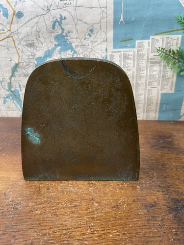 ANTIQUE US NAVY BRONZE NAVY Ruptured Duck Solid Bronze Doorstop Bookend Rare. - Picture 3 of 9