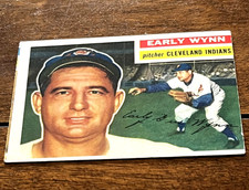1956 Topps  #187 Early Wynn Cleveland Indians HOF   NICE!