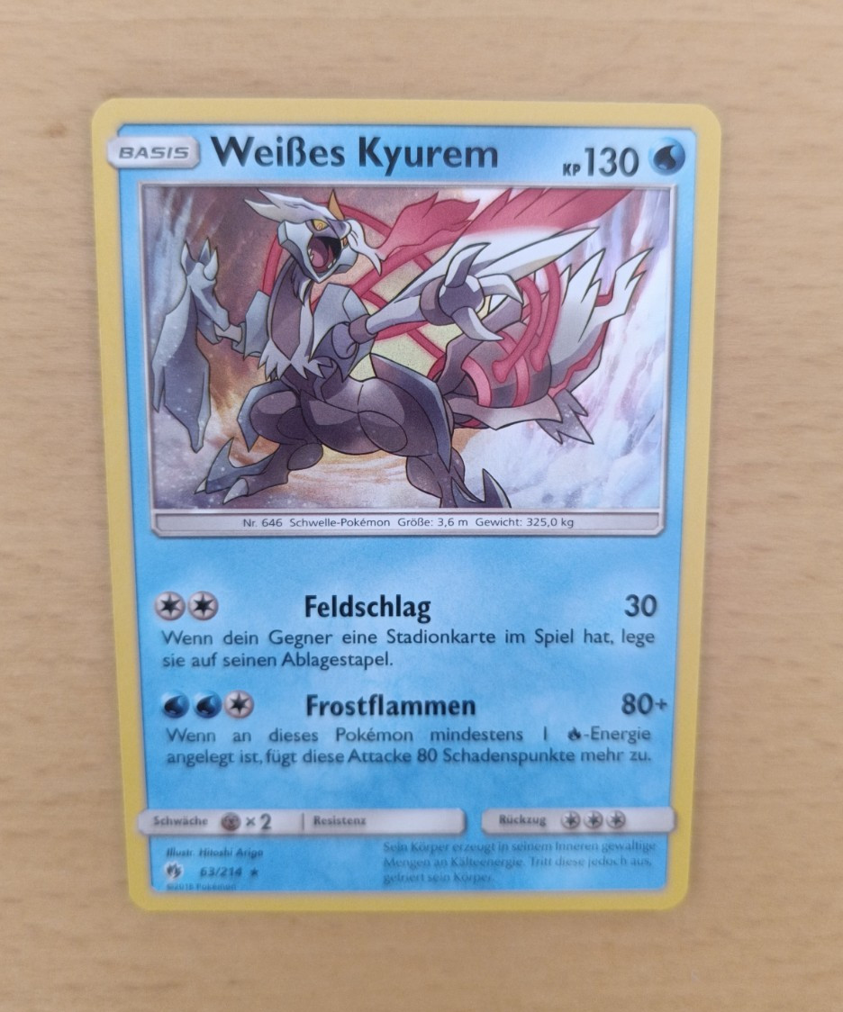 Weißes Kyurem Echo des Donners #63