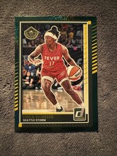 Erica Wheeler 2025 Donruss WNBA #80 Green Shimmer Color Match Seattle Storm SP