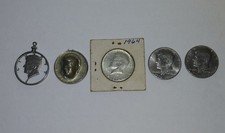 Sterling John F. Kennedy 1964 Half Dollar Coins