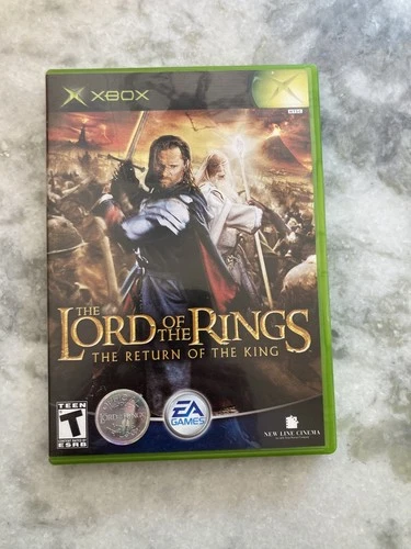 Lord of the Rings: The Return of the King (Xbox, 2003) VERY GOOD W/MANUAL!