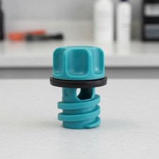 Cooler Drain Plug  Gasket Assembly Teal Compatible with Yeti, RTIC, ORCA, OV...