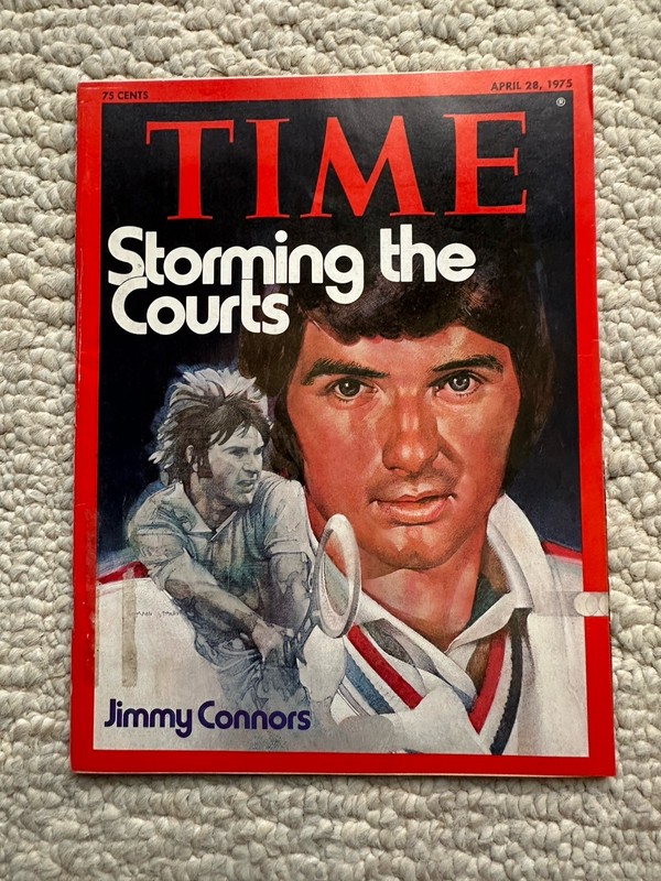 Time Magazine April 28, 1975 Jimmy Connors Storming the Courts