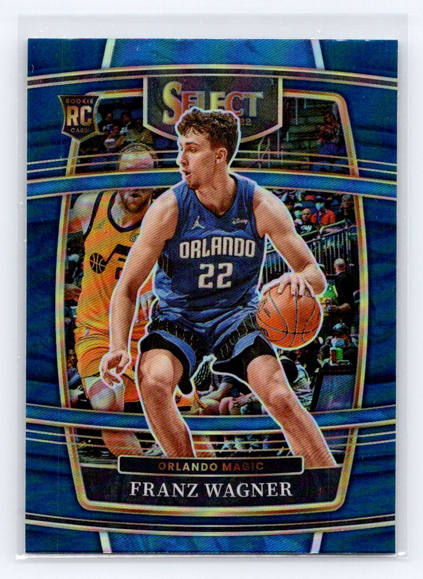 2021-22 Panini Select #15 Franz Wagner Blue (Retail Base) Rookie Orlando Magic