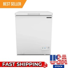  U.S. warehouse Frigidaire 5.0 Cu. ft. Chest Freezer, White , EFRF5003