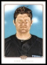 Adam Lind 2010 Topps 206 #81 Blue Jays MLB READ FREE SHIPPING AutographDen