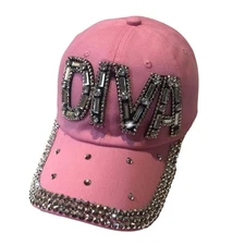 Popfizzy Rhinestone Diva Hat for Women, Bedazzled Diva Gifts, Pink Bling...