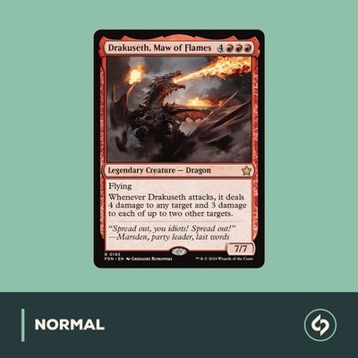 MTG | Drakuseth, Maw of Flames | FOUNDATIONS | NM | EN | MAGIC