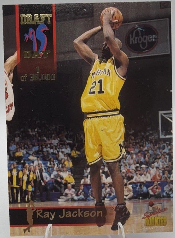 1995 Signature Rookies Draft Day Ray Jackson #48 Michigan Wolverines /38000