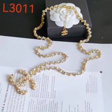 Floral women's pearl enamel metal necklace 39 Styles 