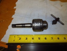 Jacobs Ball Bearing Super Chuck 11N  W #2 Morse Taper Shank & Chuck Key  USA