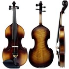 Baroque model Electric Violin 4/4 Full size, Flames maple back, Good Sound