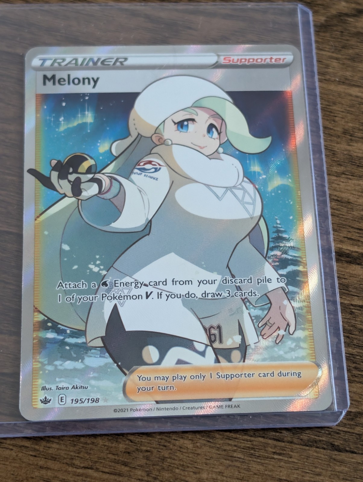 Melony 195/198 Ultra Rare Chilling Reign Pokemon Card