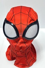 Spider-Man Cosplay Mask Fabric Hood with Mesh Eyes Marvel Costume Adult Size NEW