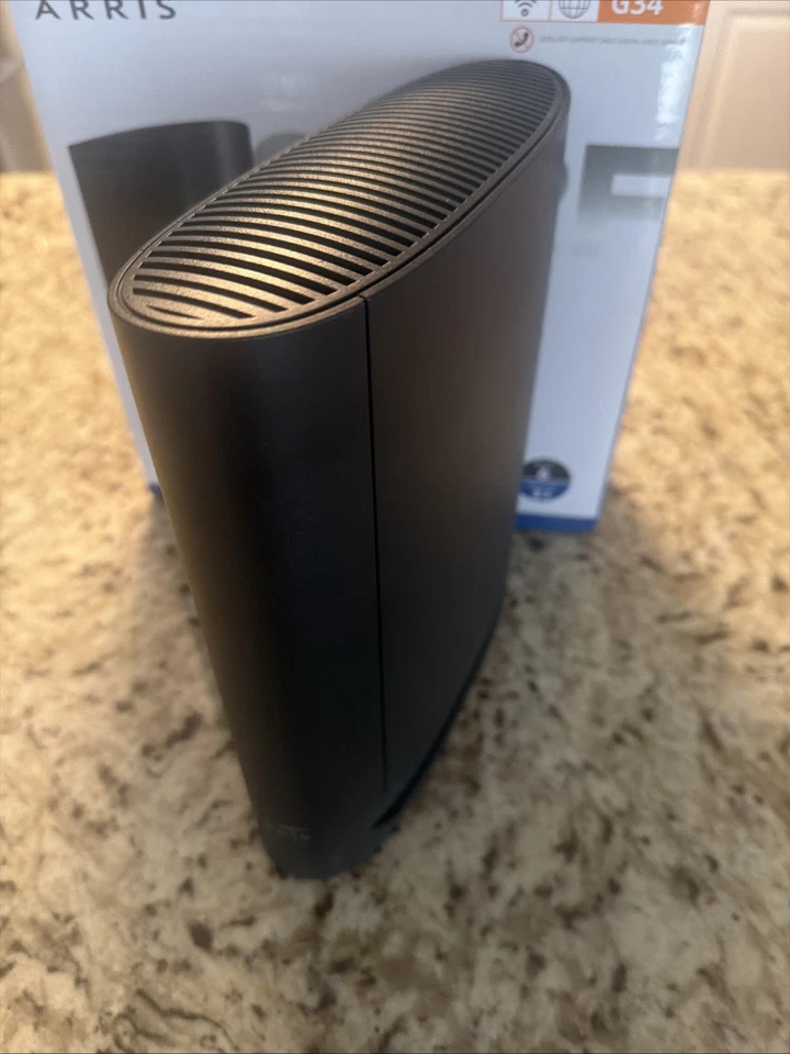 Arris SURFboard G34 Black AX3000 Wi-Fi 6 Gigabit DOCSIS 3.1 Cable Modem - Image 2 of 4