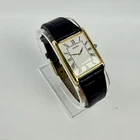 Vtg Seiko Tank Style Roman Numeral Tank Analog 25mm Watch 7N00-5C70 new battery