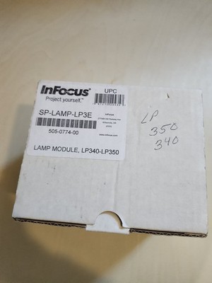 Genuine InFocus SP-LAMP-LP3E Projector Lamp Module w/ Housing LP340-LP350