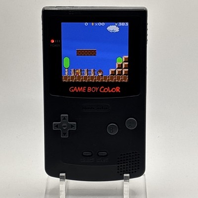 Nintendo Gameboy Color OLED GBC USBC 1500mAh Schwarz Amoled Display OSD