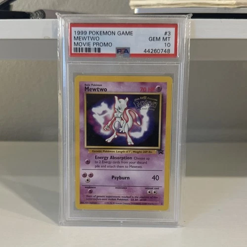 Pokémon Mewtwo Movie Promo Wotc 03/53 Regular PSA 10 Promo English 1999