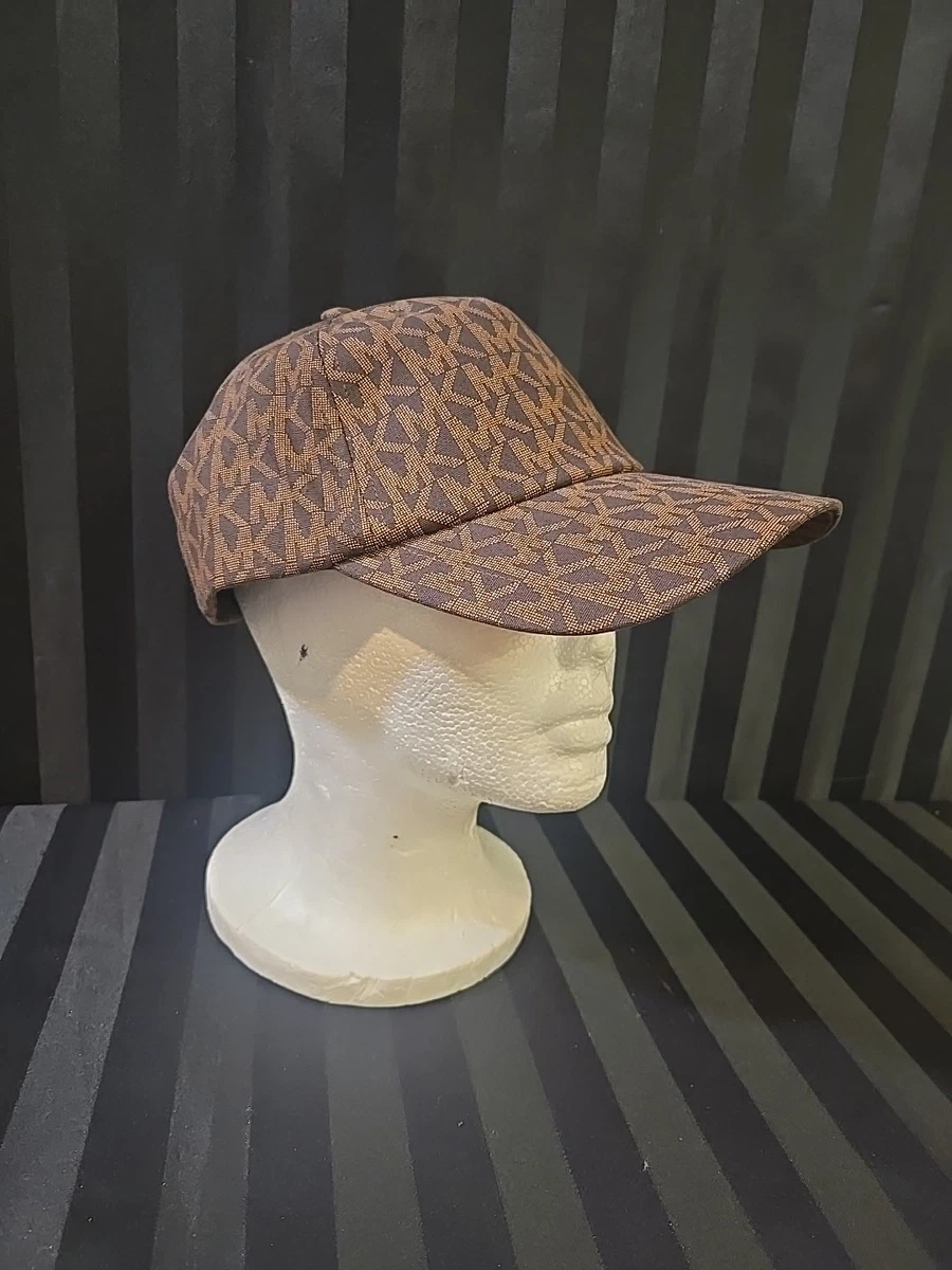 Michael Kors Signature Monogram Baseball Cap - Brown & Tan Michael Kors Signature Monogram Baseball Cap - Brown & Tan main image 3
