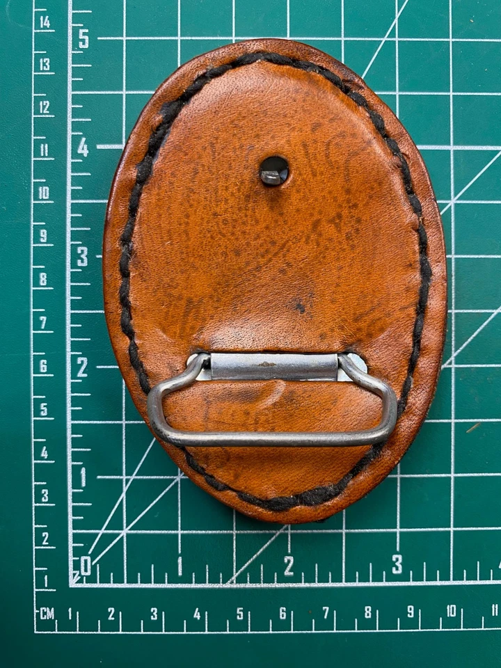 Leather Eagle Head Belt Buckle - Image 3 of 4