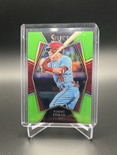 2022 Panini Select - Premier Level Tommy Edman #140 Neon Green Prizm /99