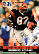  1991 Rodney Holman 82 Bengals 114 National Football League Sports Trading Card 