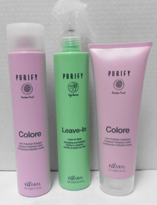 Kaaral That's COLORE purify 3 pieces set colore shampoo,conditioner,leave spray
