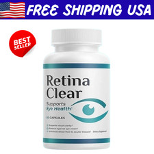 Retina Clear Capsules, RetinaClear Eye Health Support Supplement 60 Capsules 