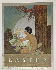 Vintage 1920's Maxfield Parrish Easter Jigsaw Puzzle