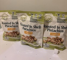 Nice For You Roasted In Shell Pistachios Unsalted, 8 Oz oz 3 Packs 