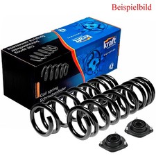2x KRAFT Fahrwerksfeder Feder +Domlager Hinten für Skoda Octavia II 1Z3