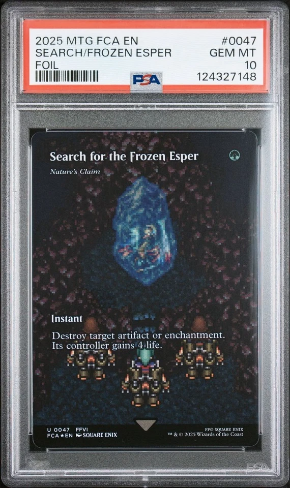 Search for the Frozen Esper (Showcase Foil) - #47 - Final Fantasy - PSA 10 - Image 2 of 3