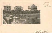 eb193 cartolina marina di massa villa pelierano villa nardini villa bertani