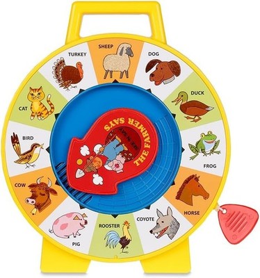 Fisher Price Classics - Farmer Says See 'N Say - Vintage Learning Toy, Sounds an