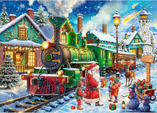 Merry Christmas Puzzles for Adults 1000 Piece, Jigsaw Puzzles for Adults, Adult