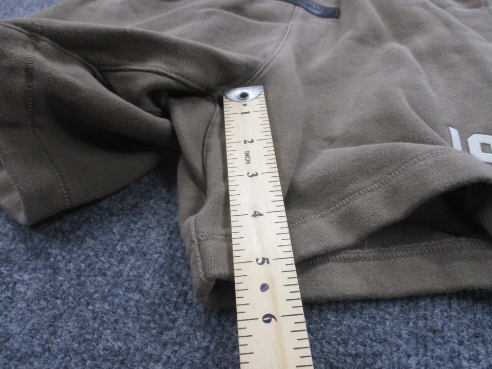 Шорты Essentials Fear Of God для мальчиков 10 коричневые потовые тяжелые 1977 повседневные спортивные для тренажерного зала - Изображение 3 из 4