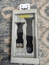 NEW Heyday Magnetic Apple Watch Band 38/40/41mm   Black/Multi-colored Rainbow