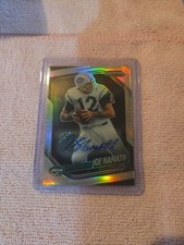 2025 Panini Prizm Black - Joe Namath #106 Silver Prizm Autographs (AU)