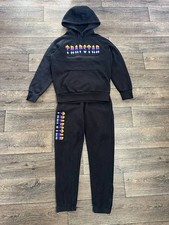 trapstar tracksuit men black y2k small made in Portugal