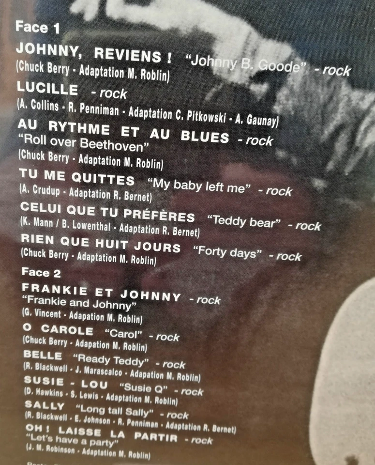 Johnny Hallyday Les Rocks Les Plus Terribles Vinyle 33T LP - Photo 4/4