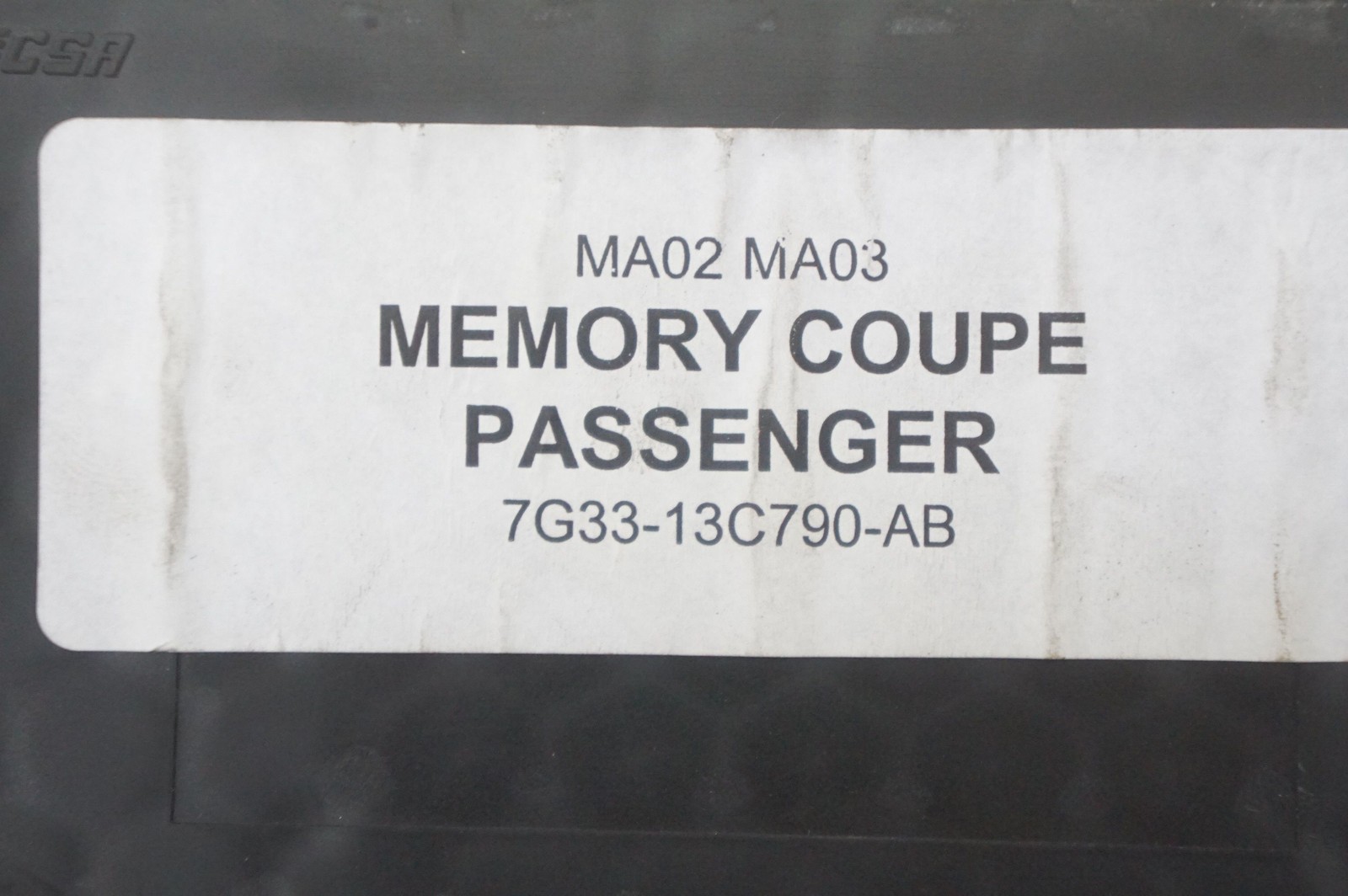 Front Right Passenger Door Module OEM 7G33-13C790-AB Aston Martin V8 Vantage 08