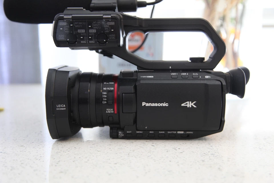Panasonic AG-CX10 4K 60P UHD Professional Camcorder w/ Mic - Very Good Condition - Image 2 of 4