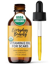 Organic Vitamin E Oil for Scars - USDA Certified 100 All Natural 1 Fl Oz