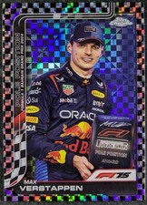 2025 Topps Chrome F1 MAX VERSTAPPEN Checker Flag Refractor Pole Position #117