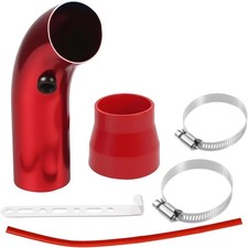 Universal 3"76mm Car Cold Air Intake Pipe Kit Combined Alumimum Induction System